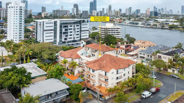 Third view of Homely apartment listing, 25/3 Sunset Boulevard, Surfers Paradise QLD 4217