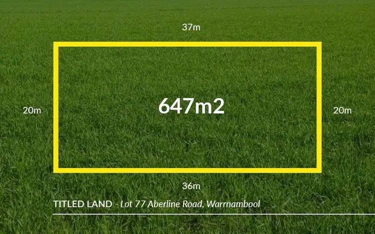 Main view of Homely land listing, 177 Aberline Road, Warrnambool VIC 3280