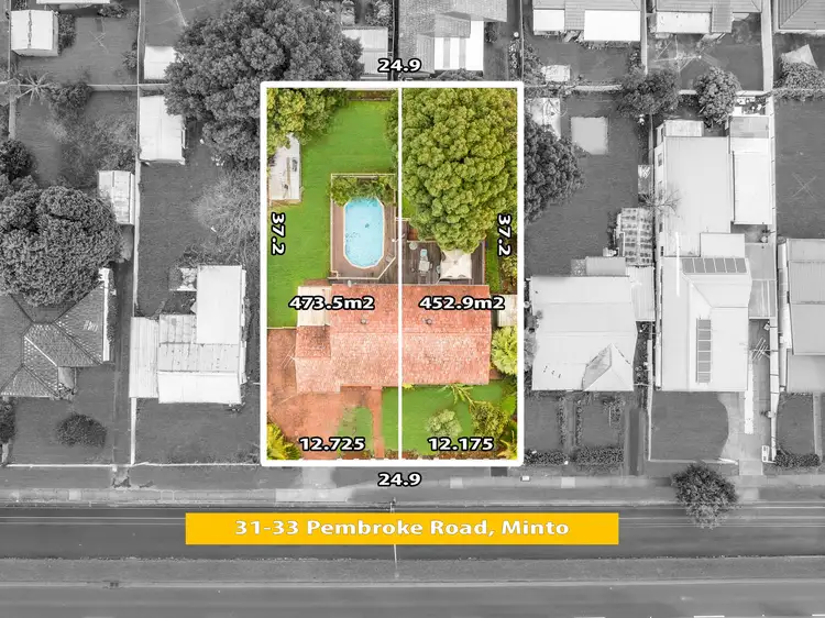 Main view of Homely house listing, 31-33 Pembroke Road, Minto NSW 2566