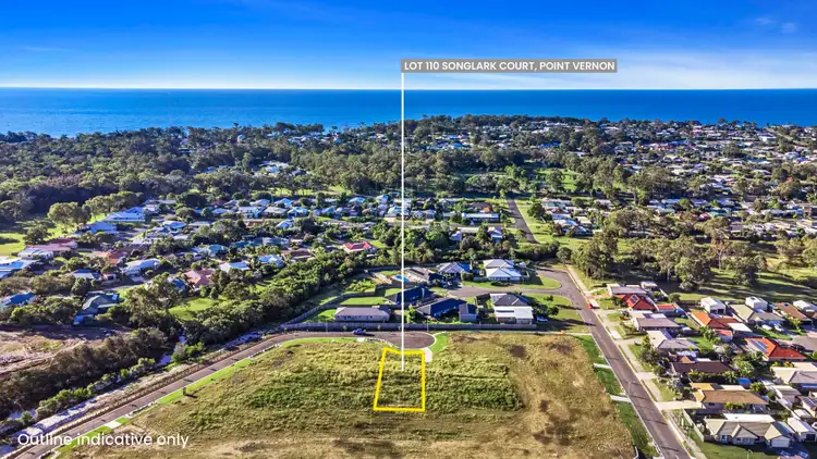 Third view of Homely land listing, LOT 110 Songlark Court, Point Vernon QLD 4655