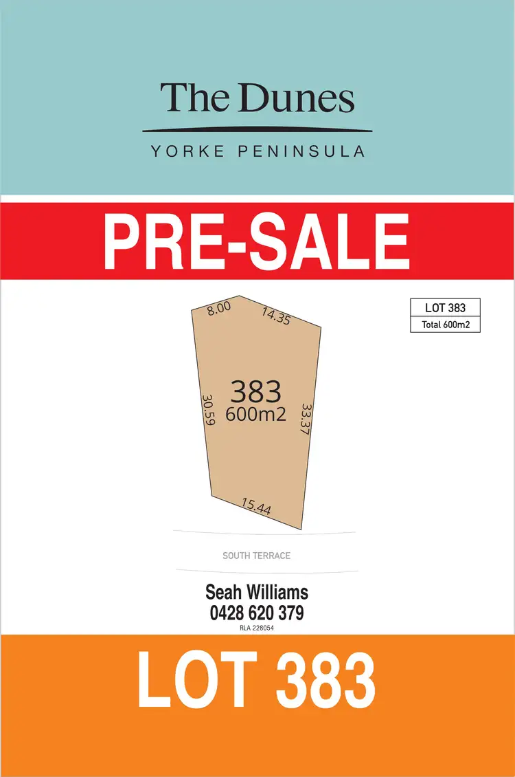 LOT 383 South Terrace, Port Hughes SA 5558
