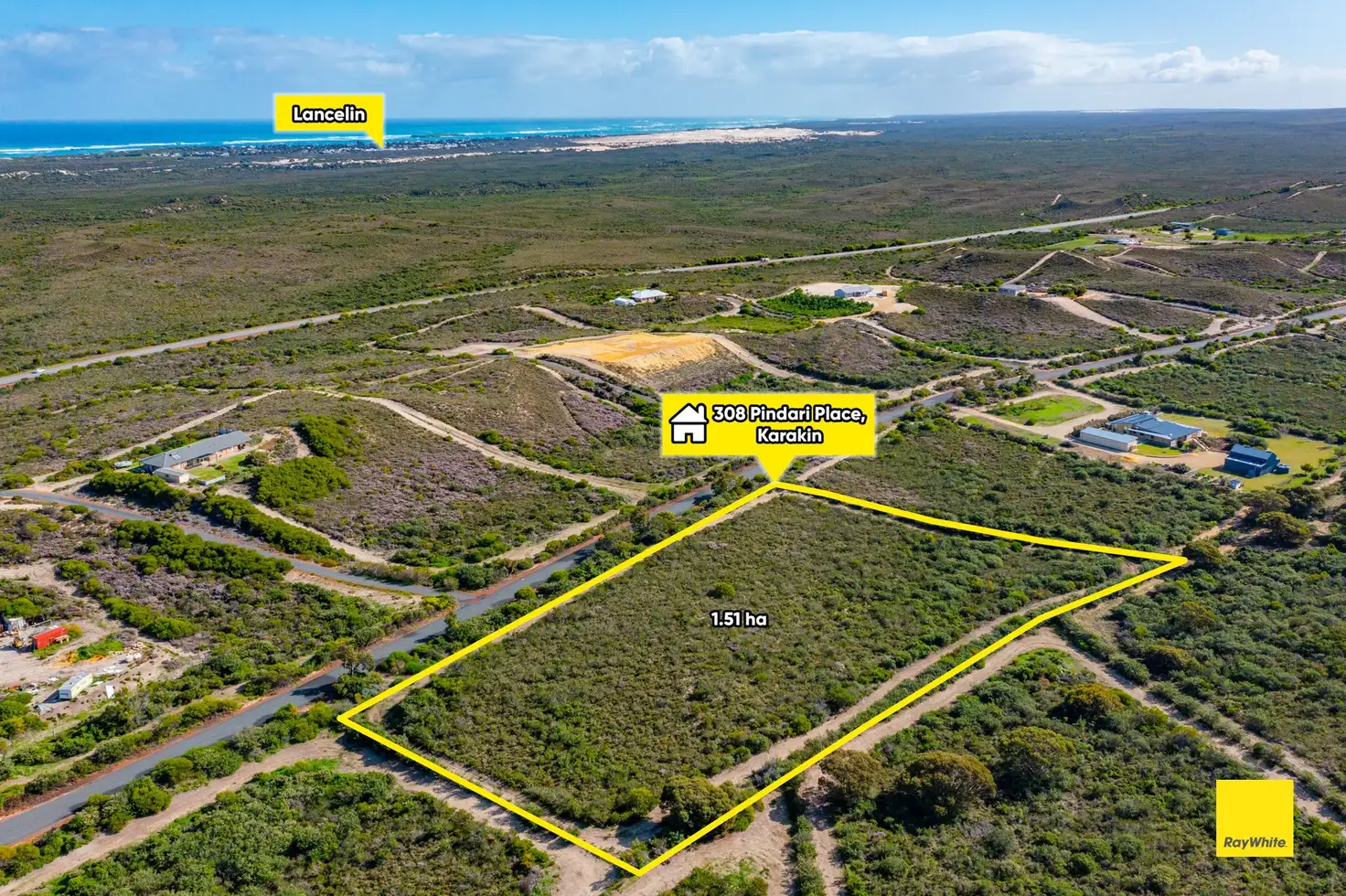 Main view of Homely land listing, 308 PINDARI Place, Karakin WA 6044
