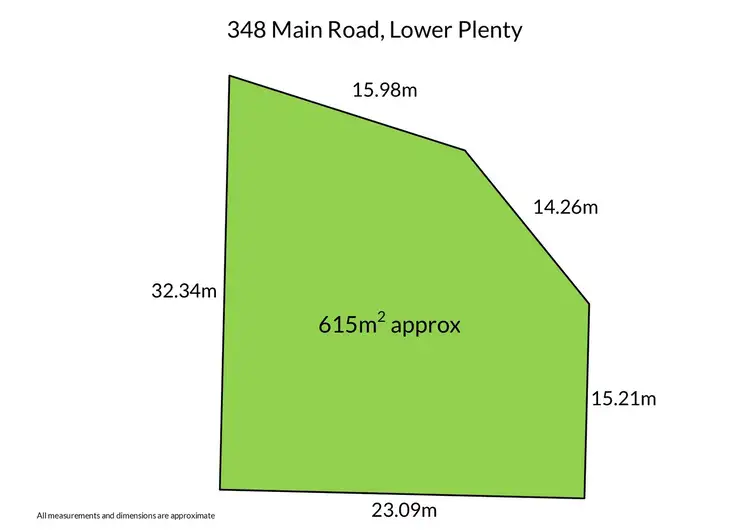 Main view of Homely land listing, 348 Main Road, Lower Plenty VIC 3093