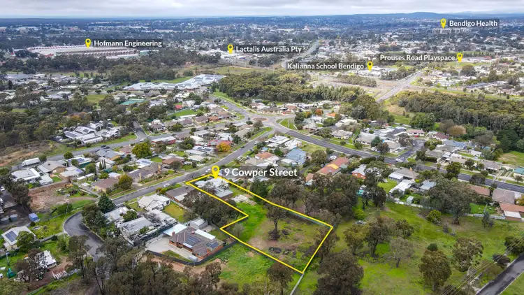 Main view of Homely house listing, 9 Cowper Street, North Bendigo VIC 3550