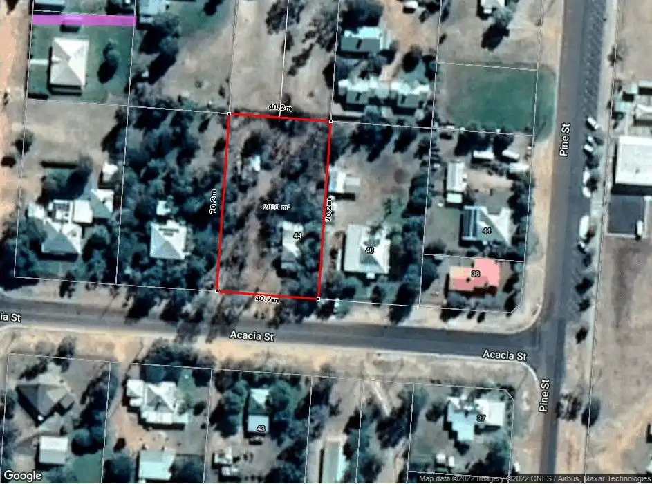 Main view of Homely land listing, 44 Acacia Street, Barcaldine QLD 4725