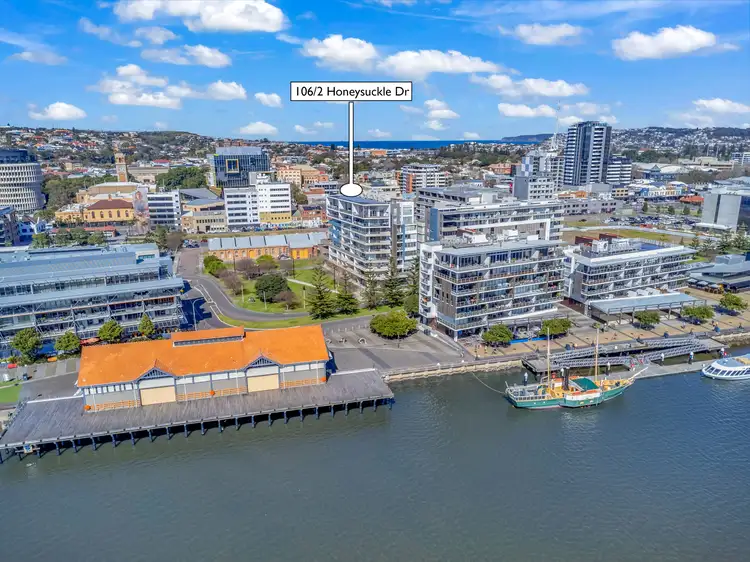 Main view of Homely apartment listing, 106/2 Honeysuckle Drive, Newcastle NSW 2300