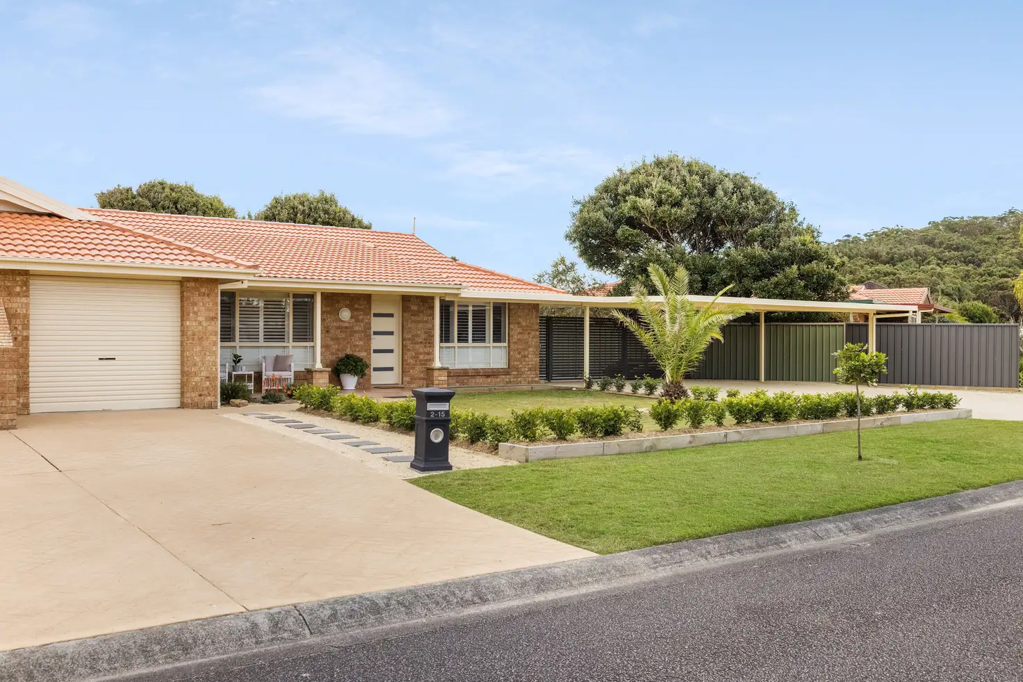 Main view of Homely semi-detached listing, 2/15 Pebble Parade, Fingal Bay NSW 2315