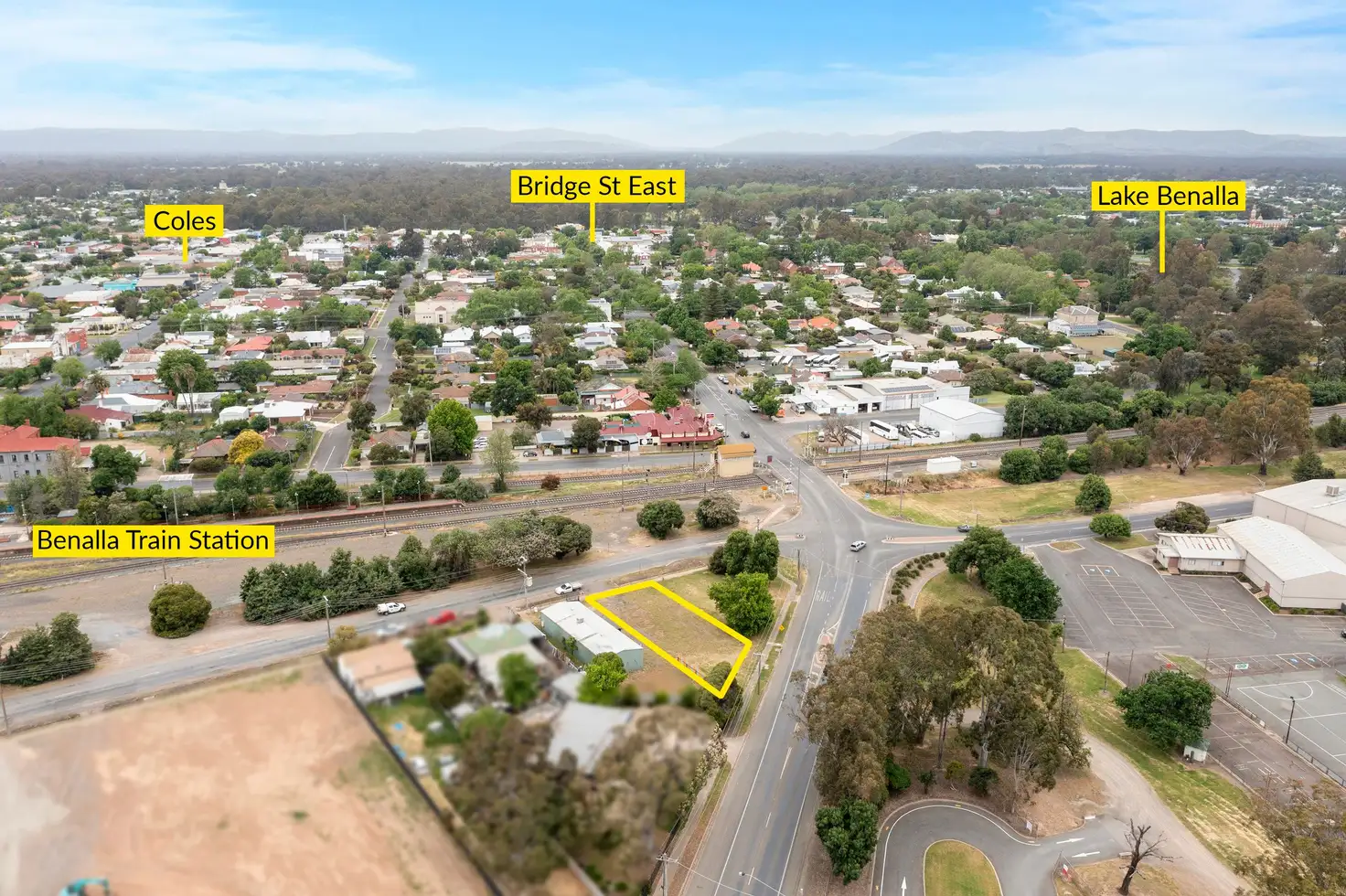 Main view of Homely land listing, 3 & 5 Railway Place, Benalla VIC 3672