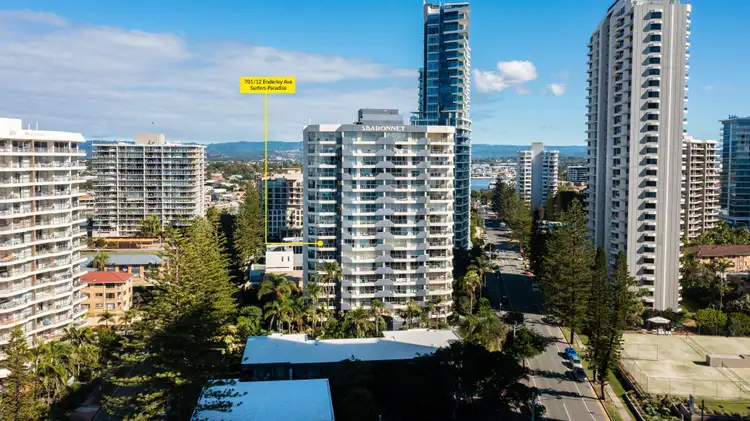 Third view of Homely apartment listing, 701/12 Enderley Avenue, Surfers Paradise QLD 4217