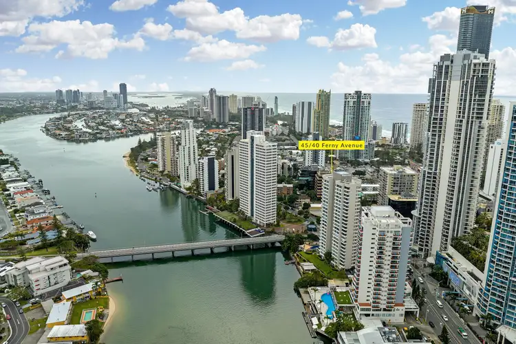 Fifth view of Homely apartment listing, 45/40 Ferny Avenue, Surfers Paradise QLD 4217
