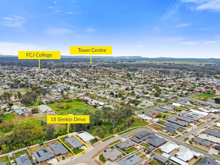 Second view of Homely house listing, 18 Simkin Drive, Benalla VIC 3672