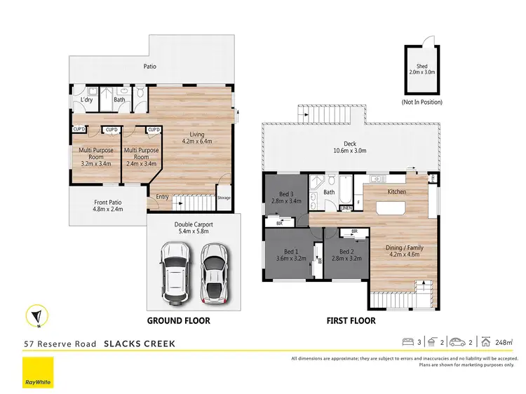 Second view of Homely house listing, 57 Reserve Road, Slacks Creek QLD 4127