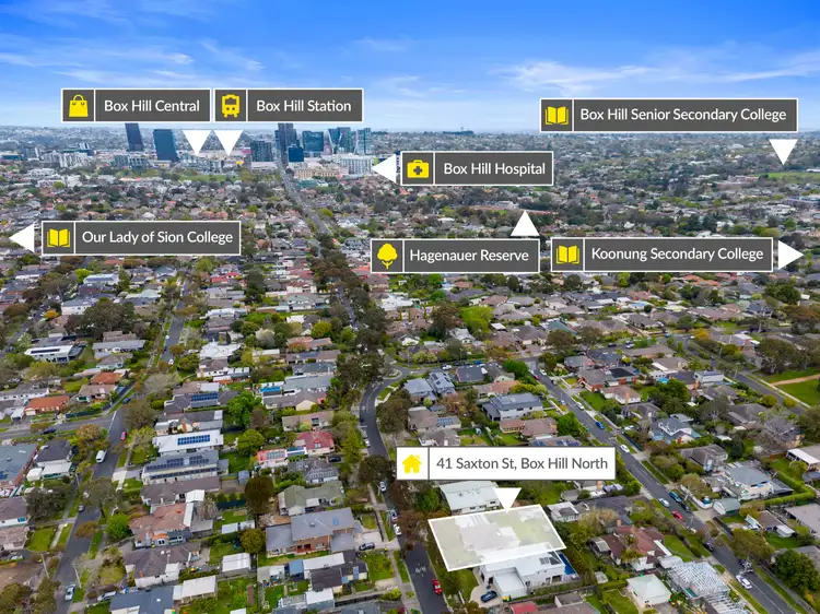 Second view of Homely house listing, 41 Saxton Street, Box Hill North VIC 3129