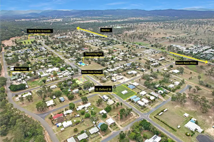 Main view of Homely land listing, 51 Oxford Street, Nebo QLD 4742