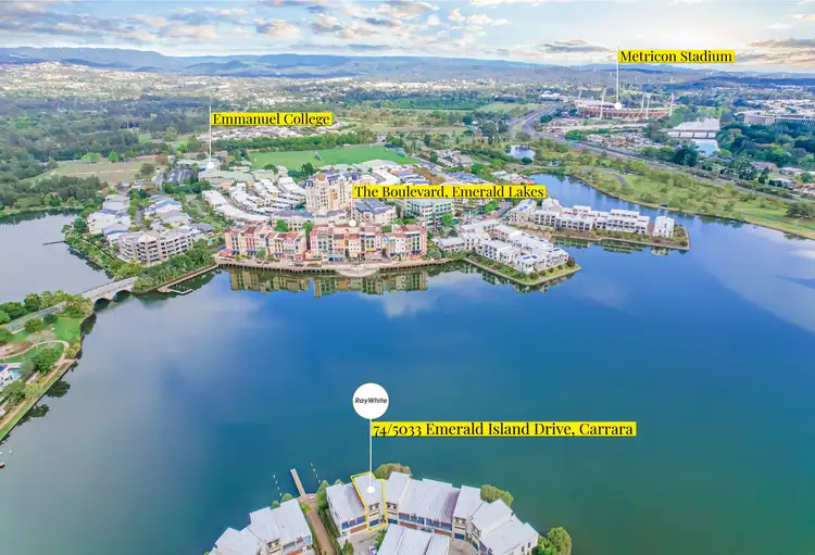 Second view of Homely townhouse listing, 74/5033 Emerald Island Drive, Carrara QLD 4211