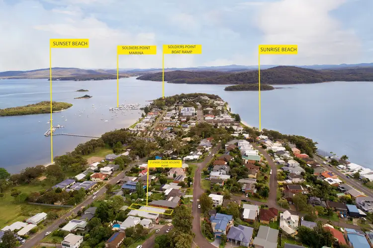 Main view of Homely semi-detached listing, 2 Lyndel Close, Soldiers Point NSW 2317