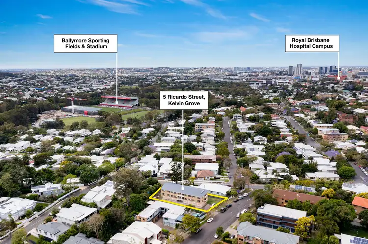 Second view of Homely block of units listing, 5 Ricardo Street, Kelvin Grove QLD 4059