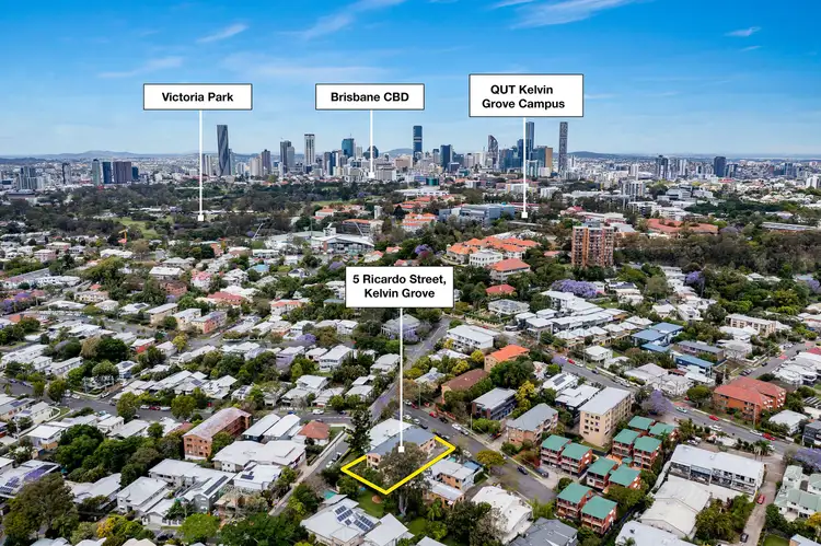 Third view of Homely block of units listing, 5 Ricardo Street, Kelvin Grove QLD 4059
