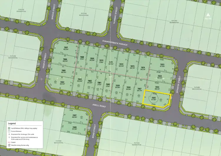 Third view of Homely land listing, LOT 7856, 7C Spinifex Street, Melonba NSW 2765