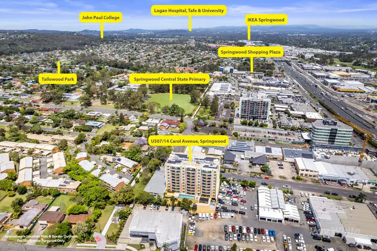Fourth view of Homely house listing, 507/14 Carol Avenue, Springwood QLD 4127