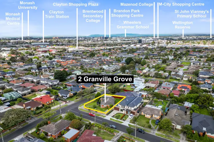 Third view of Homely house listing, 2 Granville Grove, Clayton South VIC 3169
