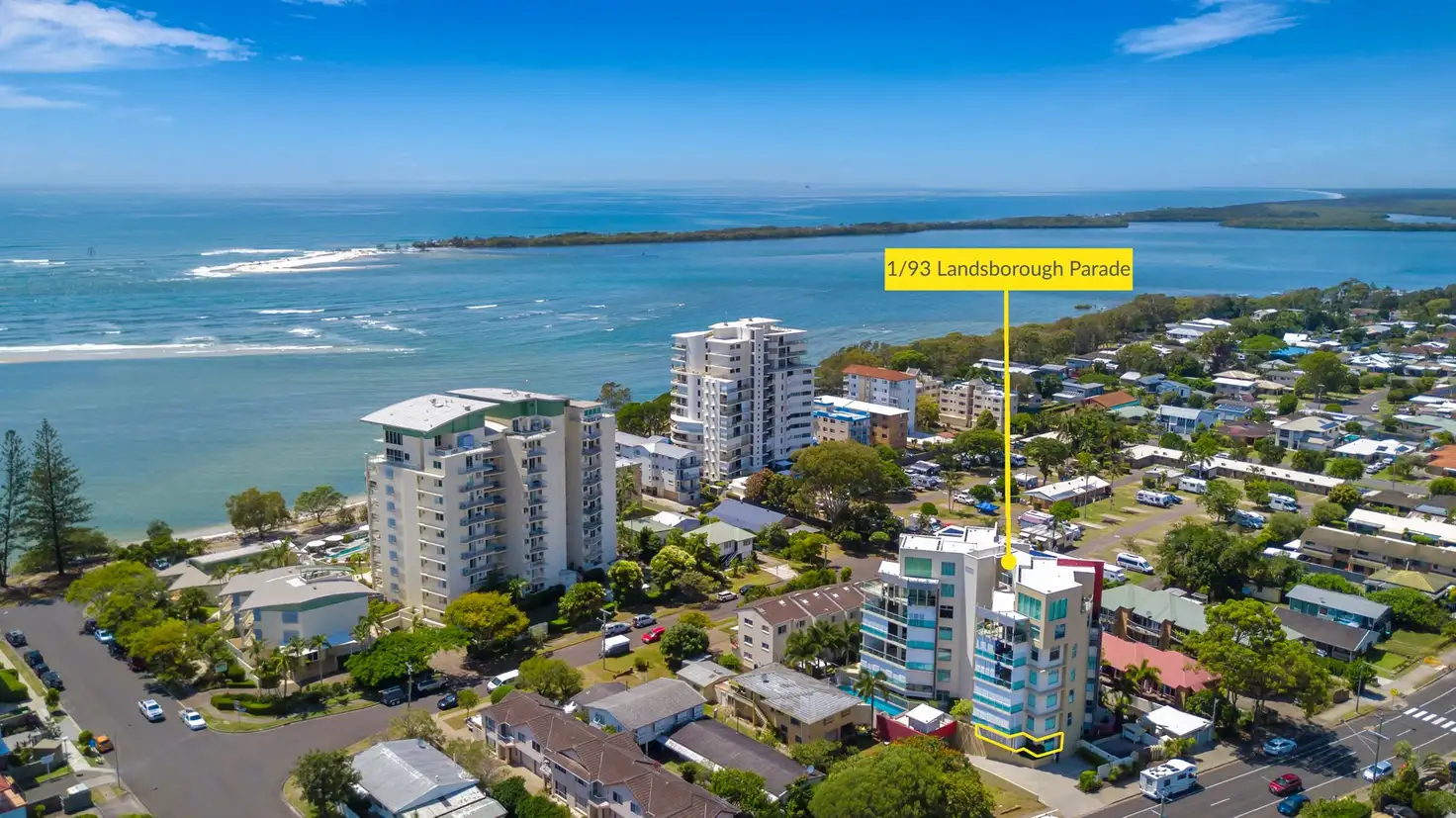 Main view of Homely unit listing, Unit 1/93 Landsborough Parade, Golden Beach QLD 4551