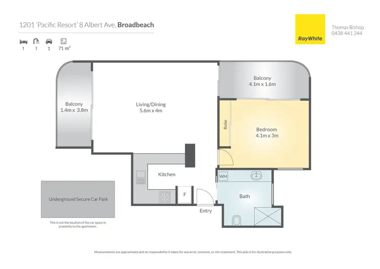 Fifth view of Homely apartment listing, 1201/8 Albert Avenue, Broadbeach QLD 4218