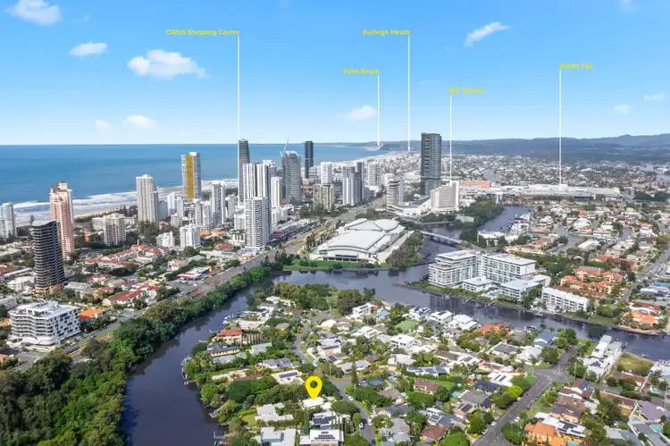 Fifth view of Homely house listing, 14 Karina Crescent, Broadbeach Waters QLD 4218