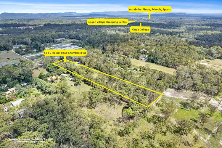 Fifth view of Homely land listing, 55-59 Flesser Road, Chambers Flat QLD 4133