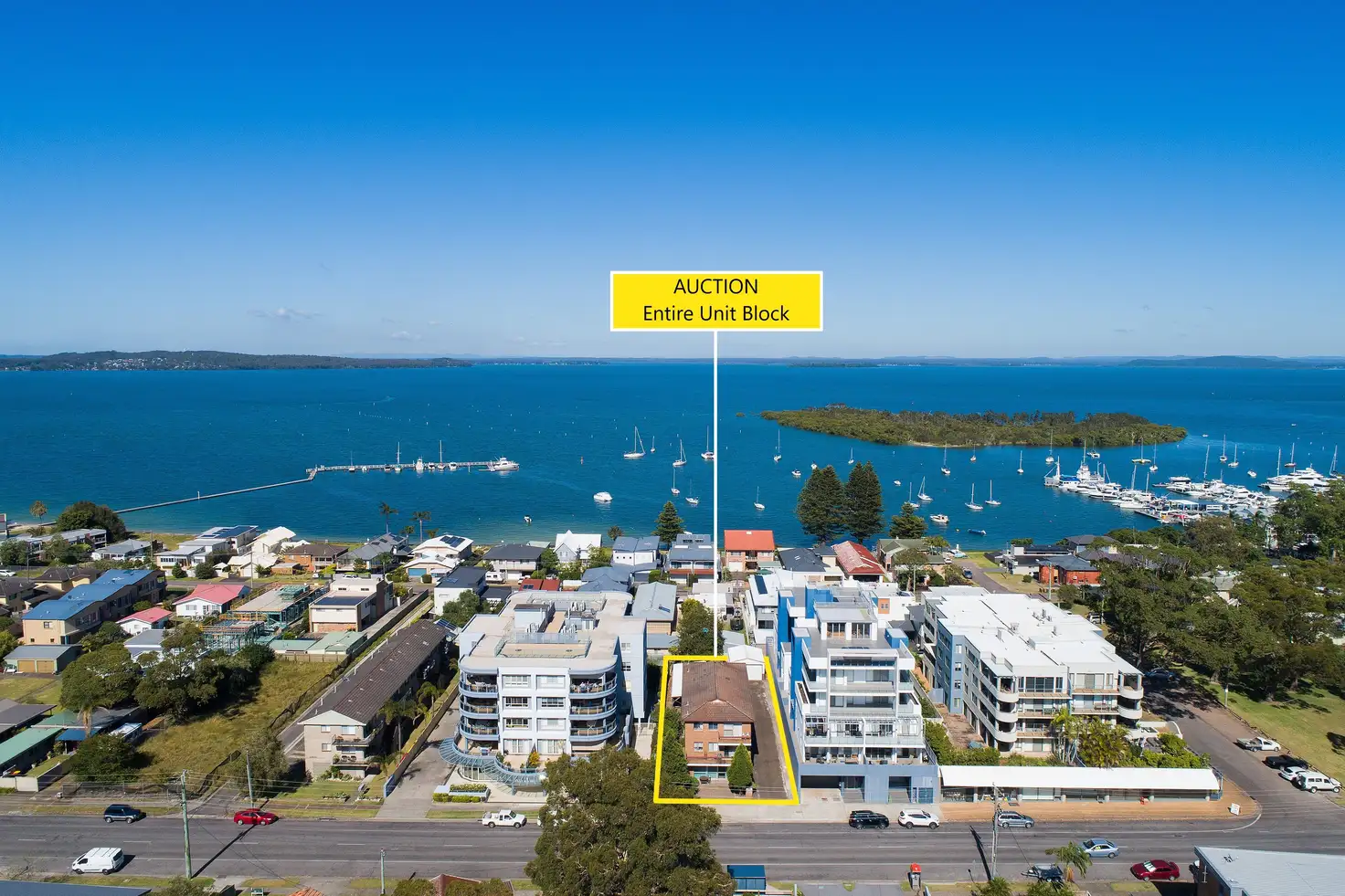 Main view of Homely block of units listing, 10 Soldiers Point Road, Soldiers Point NSW 2317
