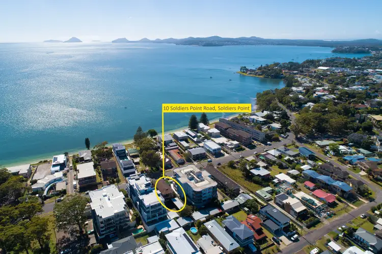 Second view of Homely block of units listing, 10 Soldiers Point Road, Soldiers Point NSW 2317