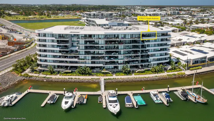 Fifth view of Homely apartment listing, 1702/1 Grant Avenue, Hope Island QLD 4212