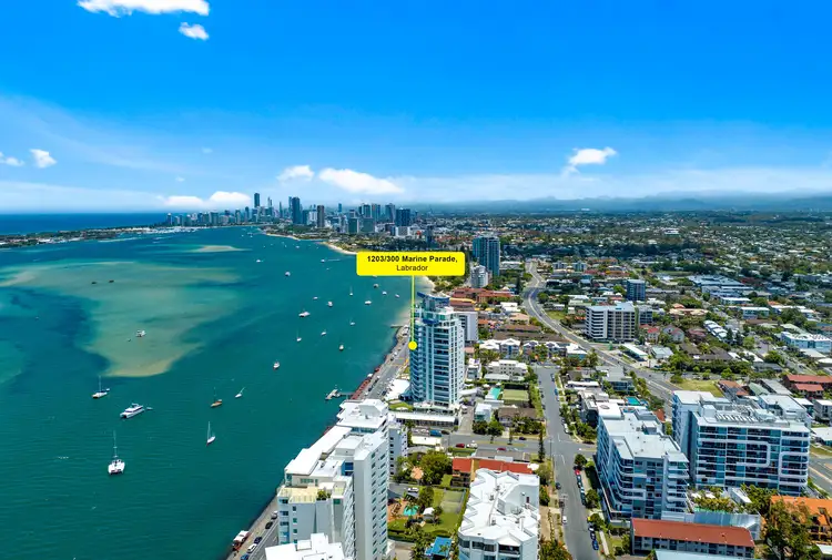 Main view of Homely apartment listing, 1203/300 Marine Parade, Labrador QLD 4215