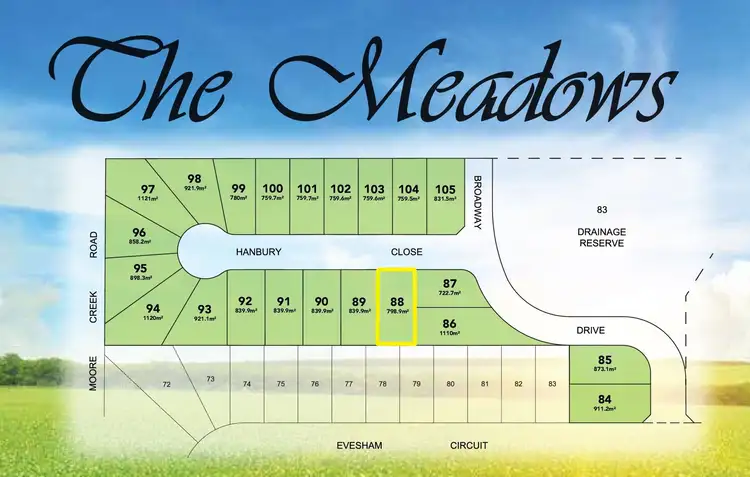 Main view of Homely land listing, LOT 88, Stage 4 Hanbury Close, Tamworth NSW 2340