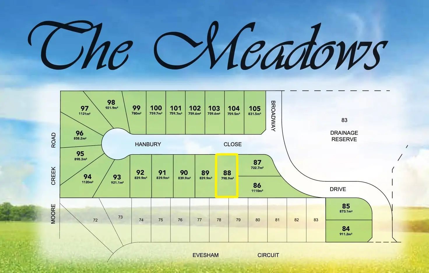 Main view of Homely land listing, LOT 88, Stage 4 Hanbury Close, Tamworth NSW 2340
