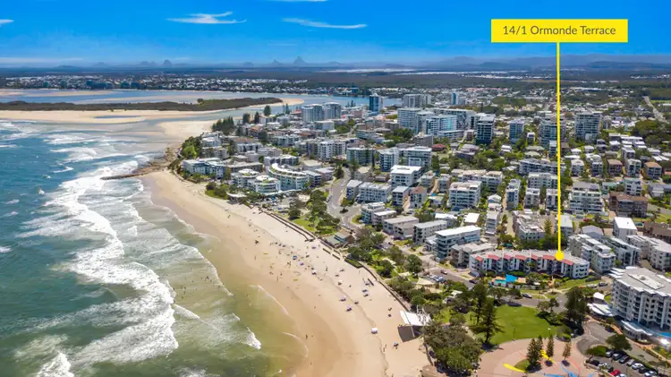 Main view of Homely unit listing, Unit 14/1 Ormonde Terrace, Kings Beach QLD 4551