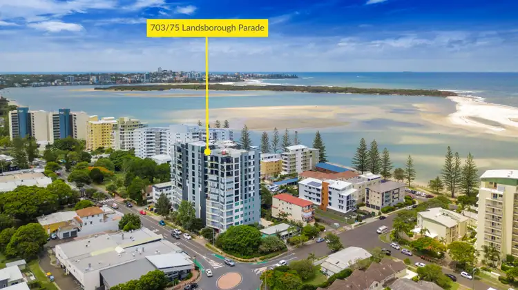 Main view of Homely unit listing, Unit 703/75 Landsborough Parade, Golden Beach QLD 4551