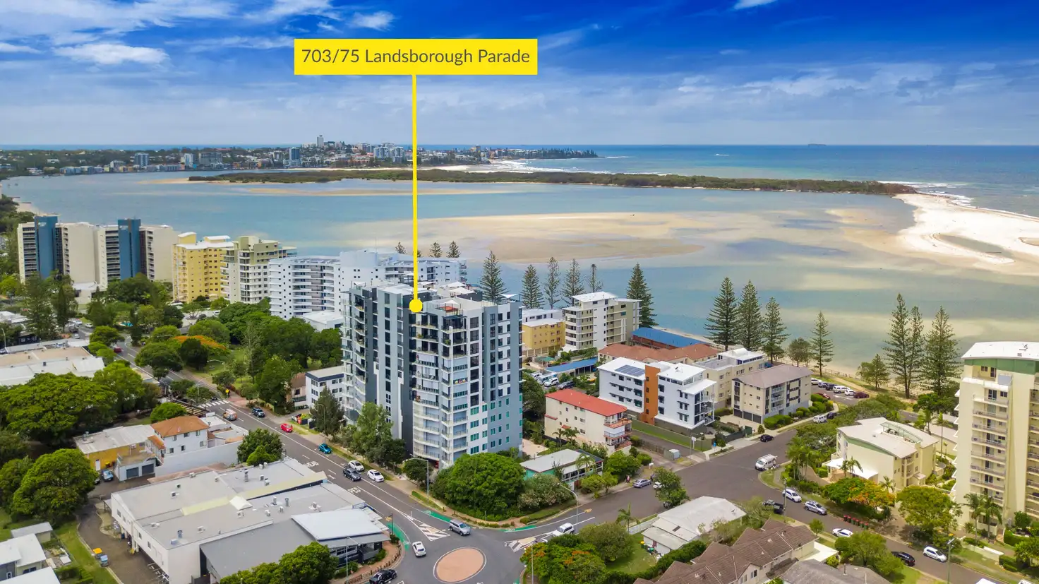 Main view of Homely unit listing, Unit 703/75 Landsborough Parade, Golden Beach QLD 4551