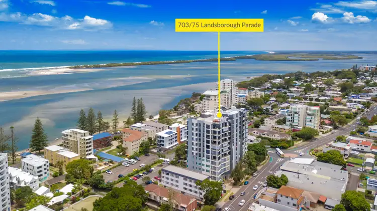 Second view of Homely unit listing, Unit 703/75 Landsborough Parade, Golden Beach QLD 4551