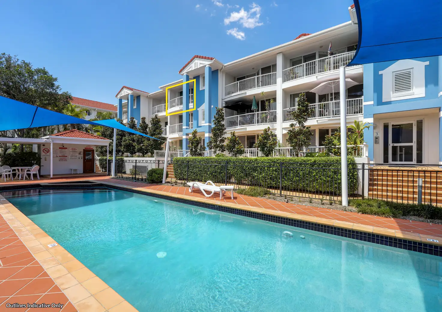 Main view of Homely unit listing, 43/7-17 Purli Street, Chevron Island QLD 4217