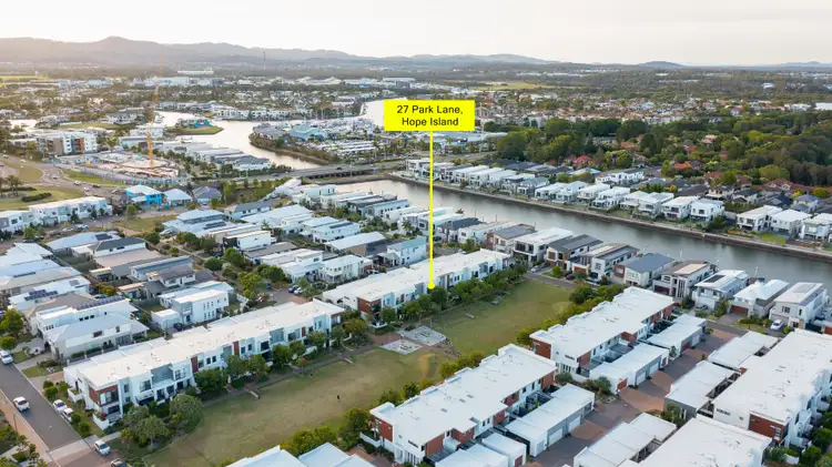 Main view of Homely townhouse listing, 27 Park Lane, Hope Island QLD 4212