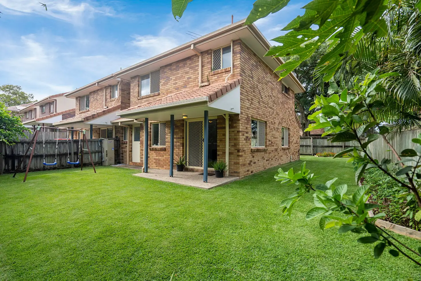 Main view of Homely townhouse listing, 1/189 Wecker Road (enter via Carbora St), Mansfield QLD 4122