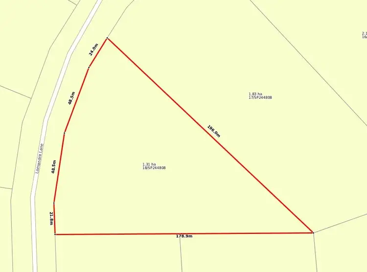 Main view of Homely land listing, Lot 18 Lomandra Lane, Dunmora QLD 4650