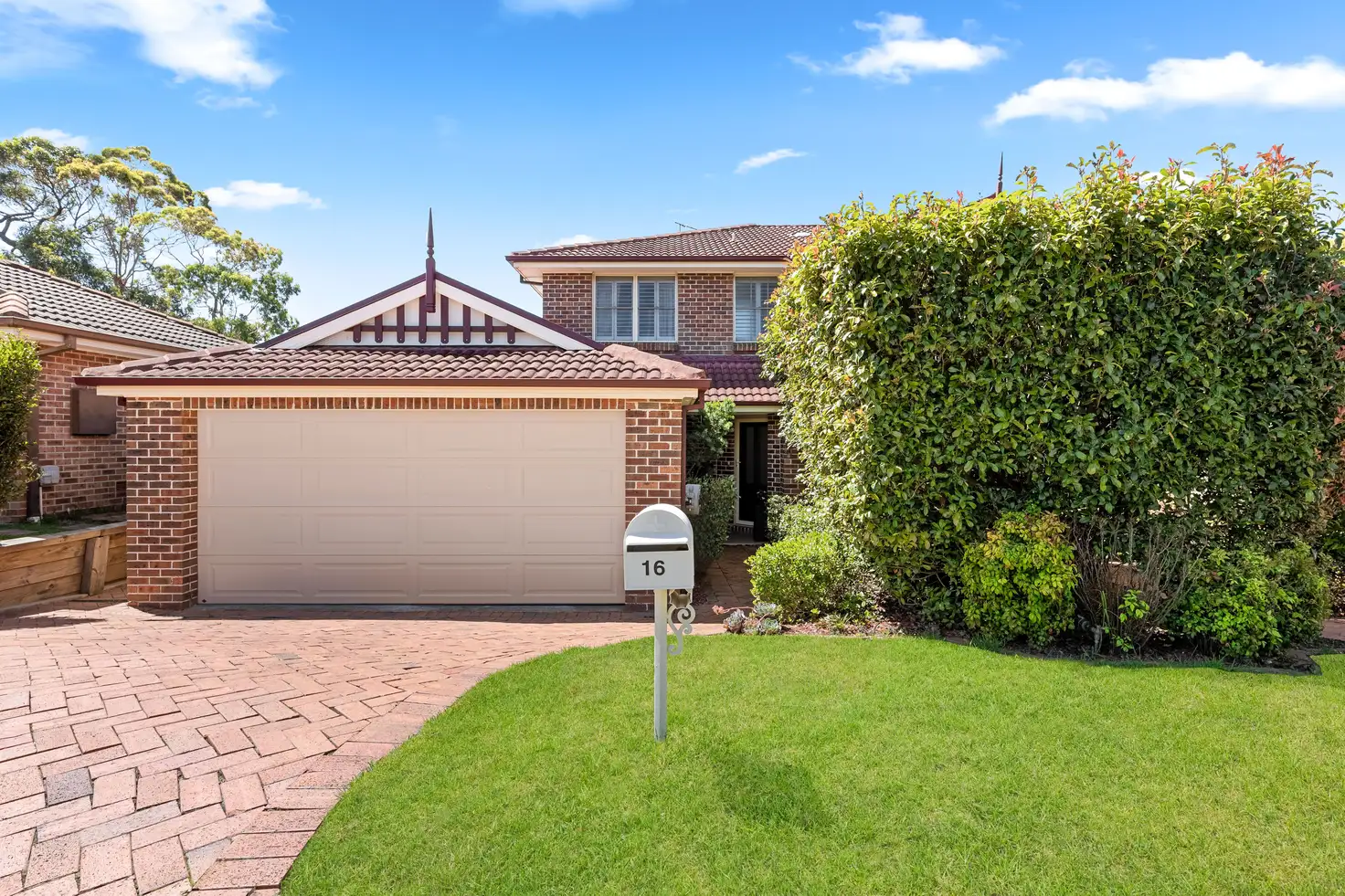 Main view of Homely semi-detached listing, 16 Saunders Place, Menai NSW 2234
