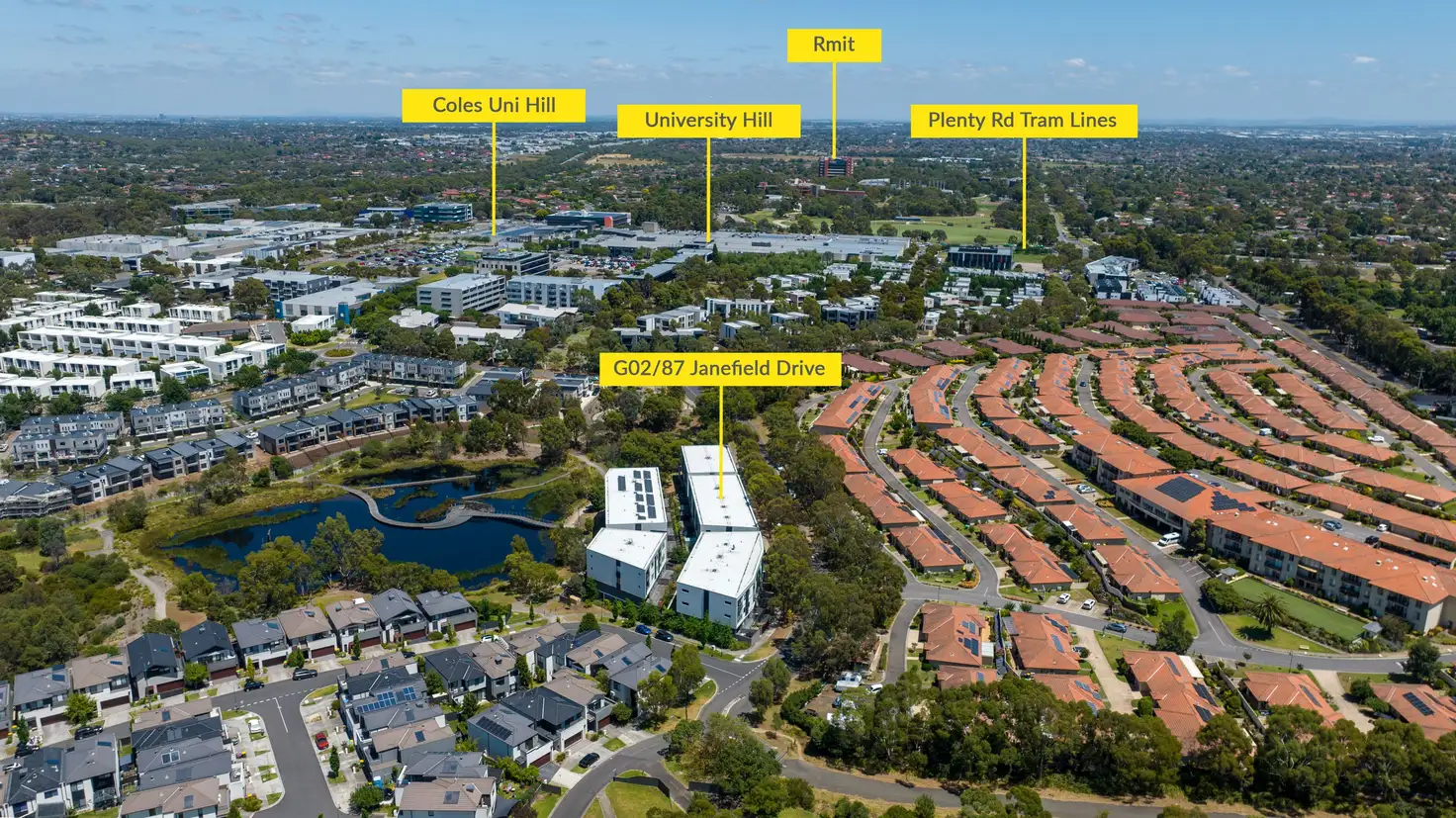 Main view of Homely apartment listing, G02/87 Janefield Drive, Bundoora VIC 3083