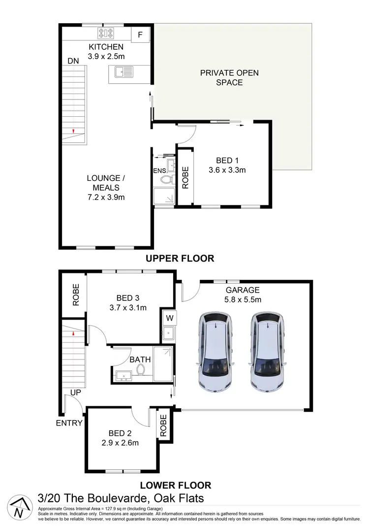 Sixth view of Homely house listing, 3/20 The Boulevarde, Oak Flats NSW 2529