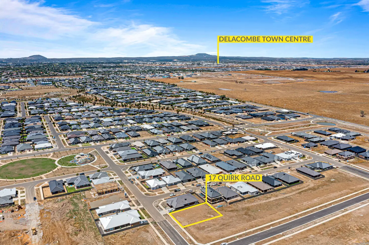 Main view of Homely land listing, 17 Quirk Road, Lucas VIC 3350