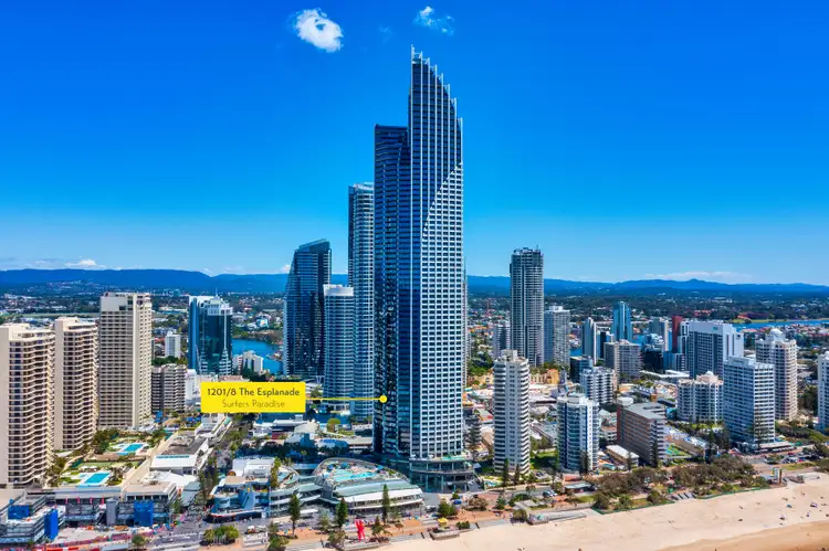 Second view of Homely apartment listing, 1201/4-14 THE Esplanade, Surfers Paradise QLD 4217