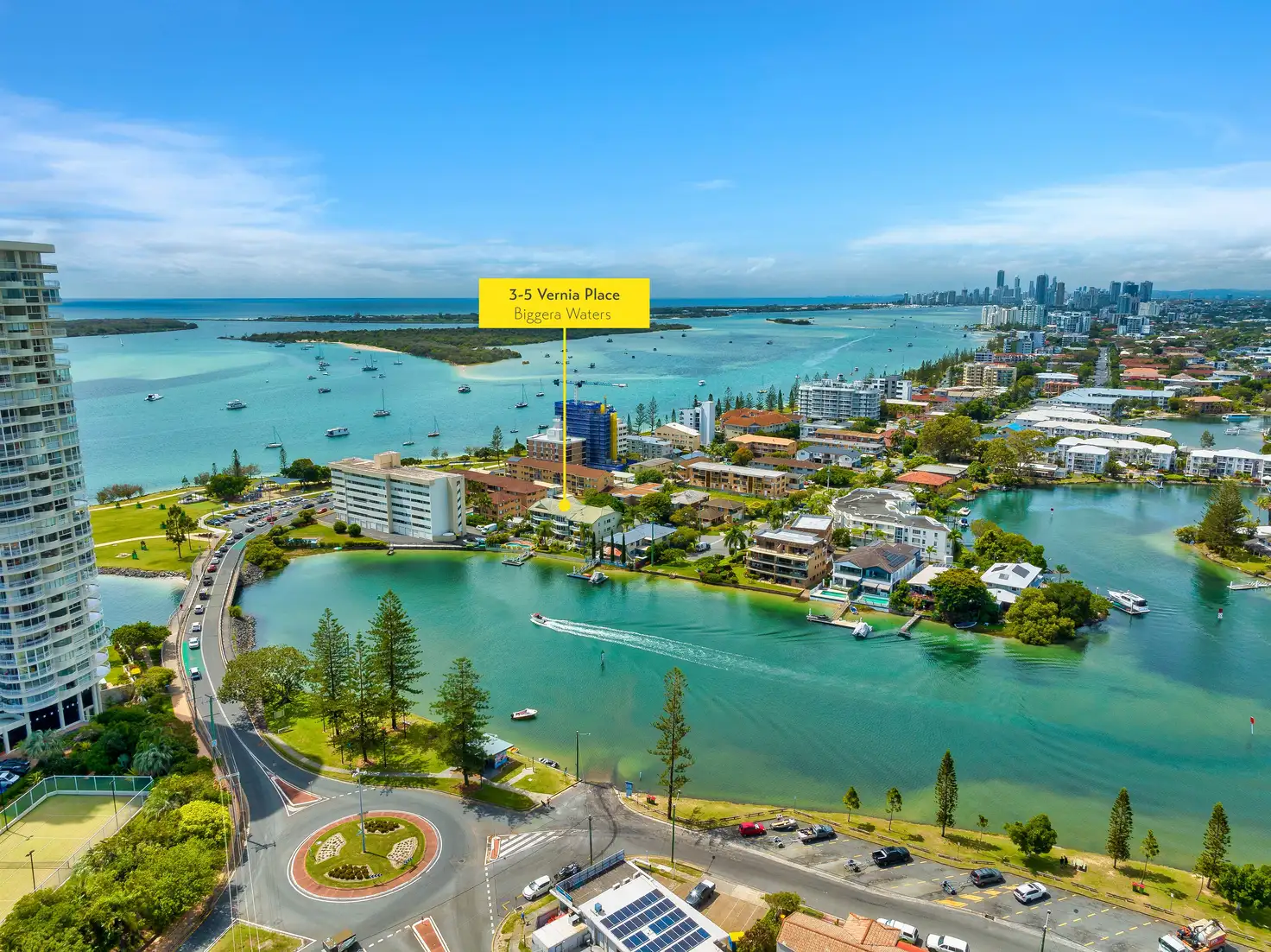 Main view of Homely apartment listing, 8/3-5 Vernia Place, Biggera Waters QLD 4216