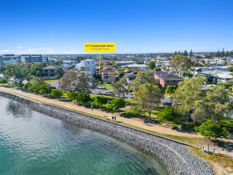Main view of Homely apartment listing, 3/15 Esplanade West, Paradise Point QLD 4216